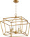 Monument Five Light Chandelier in Gold Leaf (19|8407574)