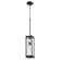 Chisseled Pendants One Light Pendant in Textured Black w/ Clear Chisseled Glass (19|80969)