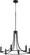 Olympus Six Light Chandelier in Textured Black (19|696669)