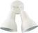 Floodlights Two Light Ceiling Mount in White (19|69026)