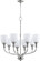 Richmond Eight Light Chandelier in Satin Nickel (19|6811865)