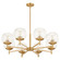 Lyon Eight Light Chandelier in Aged Brass (19|678880)