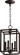 Cuboid Entries Four Light Entry Pendant in Oiled Bronze (19|67314186)