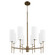 Hamilton Eight Light Chandelier in Dark Brass (19|663881)