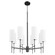 Hamilton Eight Light Chandelier in Matte Black (19|663859)