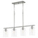Tribute Four Light Linear Chandelier in Satin Nickel (19|6574465)