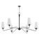 Euphora Six Light Chandelier in Matte Black (19|636659)