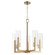 Harbin Five Light Chandelier in Aged Brass (19|6277580)