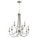 Brooks Nine Light Chandelier in Satin Nickel (19|6250965)
