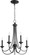Brooks Five Light Chandelier in Textured Black (19|6250569)