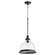 Ring Lighting Series One Light Pendant in Textured Black|Clear Seeded (19|61931269)