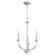 Reyes Three Light Chandelier in Classic Nickel (19|6160364)