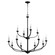 Reyes 12 Light Chandelier in Textured Black (19|61601269)