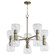 Relo Ten Light Chandelier in Dark Brass (19|6151081)