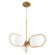 Belmont Three Light Chandelier in Aged Brass (19|6137380)