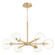 Rovi Six Light Chandelier in Aged Brass (19|6132680)