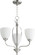 Jardin Three Light Chandelier in Satin Nickel (19|6127365)