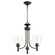 Rossington Three Light Chandelier in Oiled Bronze w/ Clear/Seeded (19|61223286)