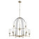 Espy Nine Light Chandelier in Textured Black|Aged Brass (19|60796980)