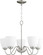 6041 Chandeliers Five Light Chandelier in Satin Nickel (19|6041565)