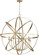 Celeste Eight Light Chandelier in Aged Silver Leaf (19|6009860)