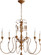 Salento Six Light Chandelier in French Umber (19|6006694)