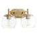 Lyon Two Light Vanity in Aged Brass (19|578280)