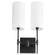 Hamilton Two Light Wall Mount in Matte Black (19|563259)