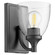 Enclave One Light Wall Mount in Matte Black|Clear Seeded (19|54591259)
