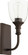 Richmond One Light Wall Mount in Oiled Bronze w/ Clear/Seeded (19|54111186)