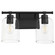 Tribute Two Light Vanity in Matte Black (19|5374259)