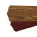 52 in. Fan Blade Series Fan Blades in Dark Oak|Rosewood (19|5255655111)