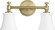 Rossington Two Light Vanity in Aged Brass|Satin Opal (19|5122280)