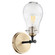 511 Lighting Series One Light Wall Mount in Textured Black w/ Aged Brass (19|511169)