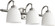 Reyes Three Light Vanity in Classic Nickel (19|5060364)