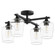 Veno Four Light Ceiling Mount in Matte Black (19|358459)