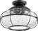 One Light Ceiling Mount in Textured Black (19|33751369)