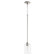 Tribute One Light Pendant in Satin Nickel (19|337465)