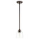 Jardin One Light Pendant in Oiled Bronze|Clear Seeded (19|3127286)