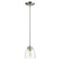 Barkley One Light Pendant in Satin Nickel|Clear Seeded (19|3069265)