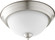 3063 Ceiling Mounts Two Light Ceiling Mount in Satin Nickel|Satin Opal (19|30631365)