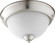 3063 Ceiling Mounts Two Light Ceiling Mount in Satin Nickel|Satin Opal (19|30631165)