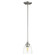 Enclave One Light Pendant in Satin Nickel|Clear Seeded (19|3059265)