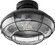 Windmill LED Fan Light Kit in Textured Black (19|197569)