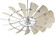 Windmill 72''Patio Fan in Galvanized (19|1972159)