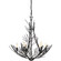 Thornhill Six Light Chandelier in Marcado Black (10|THL5006MK)
