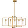 Dupree Five Light Island Chandelier in Brushed Weathered Brass (10|PCDPR534BWS)