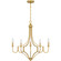 Mabel Five Light Chandelier in Light Gold (10|MAB5026LG)