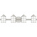 Hazlett Four Light Bath in Brushed Nickel (10|HZT8631BN)
