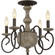 Castile Four Light Semi-Flush Mount in Rustic Black (10|CS1718RK)